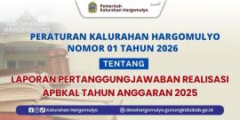 PERATURAN KALURAHAN NO 01 TAHUN 2026  TENTANG LAPORAN PERTANGGUNGJAWABAN APBKAL TAHUN 2025 